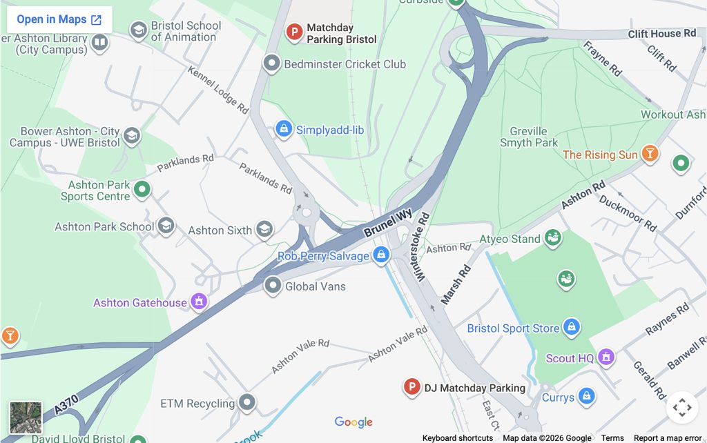 Matchday Parking Bristol - Clanage Road, Bristol BS3 2JX